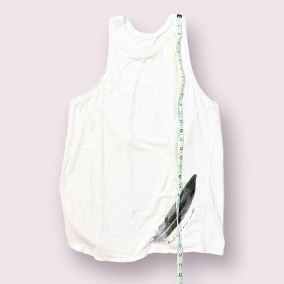 Lululemon Nook Tank * Vitasea Wunderlust 2015 Women’s Size 6 White RARE Two-Way - Picture 13 of 14